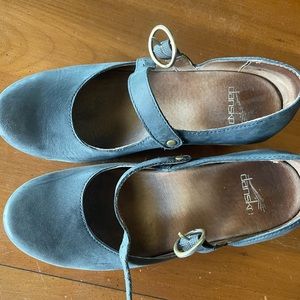 Dansko Clogs Beatrice Black Mary Jane Style Shoe, size 37
